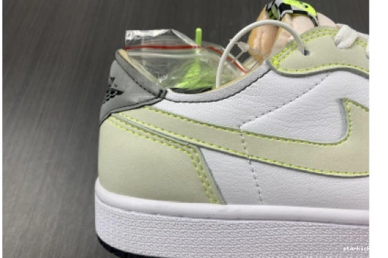 GREEN-BLACK WHITE DM7837-103 OG GHOST JORDAN 1 DM7837-103 LOW AIR 0709